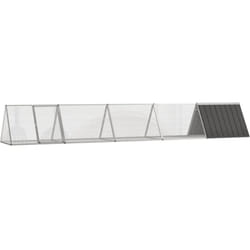 Vidaxl - Clapier Anthracite 504,5x80,5x71 cm Acier galvanisé