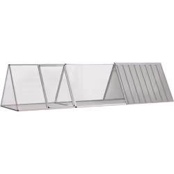 Offrez la sécurité et le confort à votre petit ami avec cette cage à lapins. Clapier tout-en-un : cette cage polyvalente offr ...