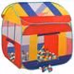 vidaXL Tente de jeu avec 550 balles 123x120x126 cm