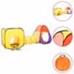 vidaXL Tente de jeu pour enfants 250 balles Multicolore 255x80x100 cm