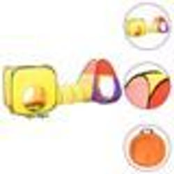 vidaXL Tente de jeu pour enfants 250 balles Multicolore 255x80x100 cm