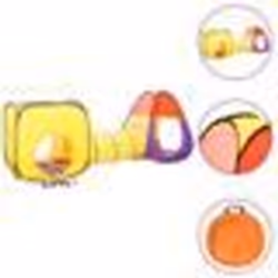 vidaXL Tente de jeu pour enfants 250 balles Multicolore 255x80x100 cm