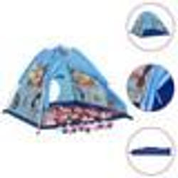 vidaXL Tente de jeu pour enfants avec 250 balles Bleu 120x120x90 cm