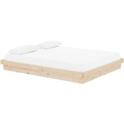 Vidaxl - Cadre de lit sans matelas bois massif 160x200 cm