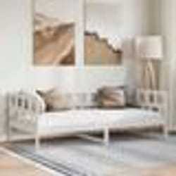 vidaXL Lit de jour sans matelas blanc bois de pin massif 80x200 cm - 80 x 200 cm