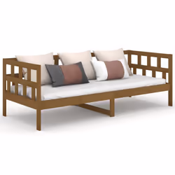 VidaXL 820215, lit sofa, Marron, Bois de pin, 2035 mm, 860 mm, 685 mm