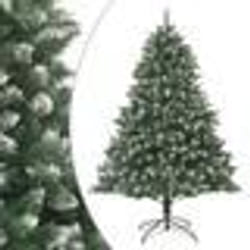vidaXL Sapin de Noël artificiel avec support 180 cm PVC - TU