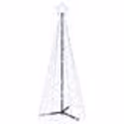 vidaXL Arbre de Noël cône 200 LED Blanc froid 70x180 cm