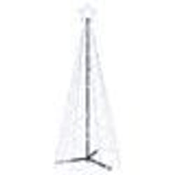 vidaXL Arbre de Noël cône 200 LED Blanc froid 70x180 cm