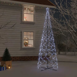 Vidaxl - Arbre de Noël cône 1400 led Blanc froid 160x500 cm