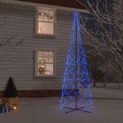 Faites de ce Noël un moment magique avec ce sapin de Noël illuminé en forme de cône. Sapin de Noël à LED complet : ce sapin d ...