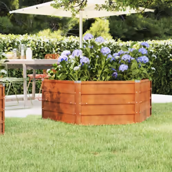 Description générale Ce lit surélevé hexagonal en acier corten est un excellent choix pour décorer vos jardins, balcons ou pa ...
