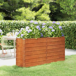Vidaxl - Lit surélevé de jardin rouillé 160x40x77 cm acier corten