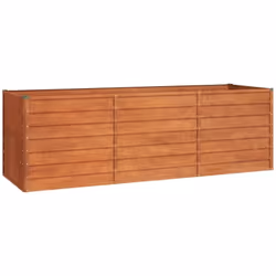 Ce lit surélevé en acier corten est un excellent choix pour les amateurs de bricolage pour décorer leurs jardins, balcons ou  ...