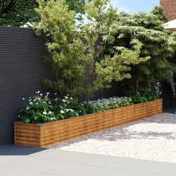 Vidaxl - Lit surélevé de jardin 482x50x36 cm acier corten