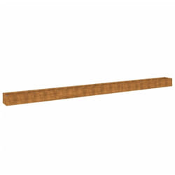 Lit surélevé de jardin 770x50x36 cm acier corten
