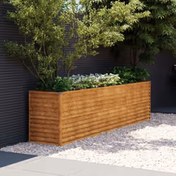 Vidaxl - Lit surélevé de jardin 291x50x69 cm acier corten