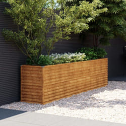 Vidaxl - Lit surélevé de jardin 291x50x69 cm acier corten