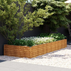 Vidaxl - Lit surélevé de jardin 291x100x36 cm acier corten