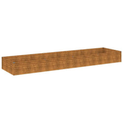 Vidaxl - Lit surélevé de jardin 387x100x36 cm acier corten