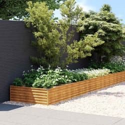 Vidaxl - Lit surélevé de jardin 579 x 100 x 36 cm acier corten