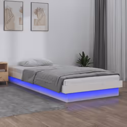 Ce cadre de lit classique avec des lumières LED colorées est destiné à devenir l'attraction principale de votre chambre à cou ...