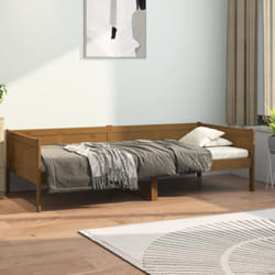 Vidaxl - Lit de jour sans matelas marron miel bois pin massif 80x200 cm