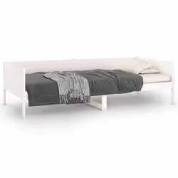 VidaXL 820248, lit sofa, Blanc, Bois de pin, 1935 mm, 965 mm, 565 mm