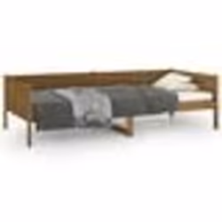 vidaXL Lit de jour sans matelas marron miel bois pin massif 90x190 cm - 90 x 190 cm