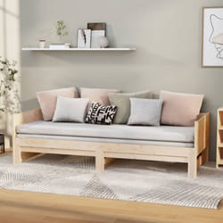 Lit coulissant Bois de pin solide 2x(80x200) cm