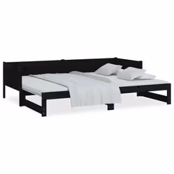 VidaXL 820261 canapé lit sofa Noir - Vue supplémentaire 5