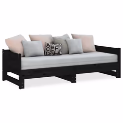 VidaXL 820266 canapé lit sofa Noir