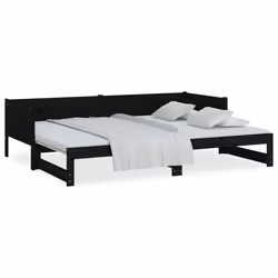 VidaXL 820266 canapé lit sofa Noir - Vue supplémentaire 5