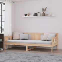 vidaXL Lit de jour sans matelas bois de pin massif 90x190 cm - 90 x 190 cm