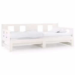 VidaXL 820288, lit sofa, Blanc, Bois de pin, 2035 mm, 860 mm, 695 mm