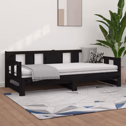 VidaXL 820291 canapé lit sofa Noir