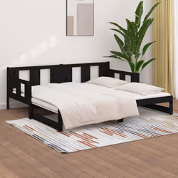 VidaXL 820291 canapé lit sofa Noir