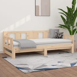 Vidaxl - Lit coulissant sans matelas bois de pin massif 2x(90x190) cm