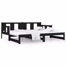 VidaXL 820296 canapé lit sofa Noir - Vue supplémentaire 5