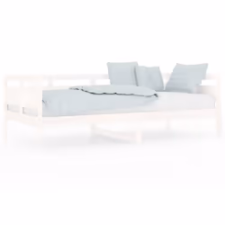 VidaXL 820298, lit sofa, Blanc, Bois de pin, 2035 mm, 965 mm, 660 mm