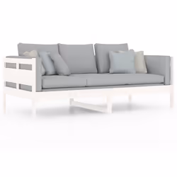 VidaXL 820308 canapé lit sofa Blanc - Vue supplémentaire 7