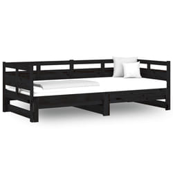 VidaXL 820321 canapé lit sofa Noir