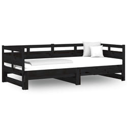 VidaXL 820326 canapé lit sofa Noir