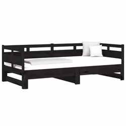 VidaXL 820326 canapé lit sofa Noir