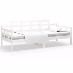 VidaXL 820333, lit sofa, Blanc, Bois de pin, 2035 mm, 860 mm, 760 mm