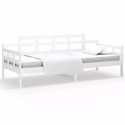 VidaXL 820338, lit sofa, Blanc, Bois de pin, 1935 mm, 965 mm, 760 mm
