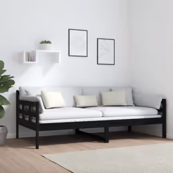 VidaXL 820361 canapé lit sofa Noir