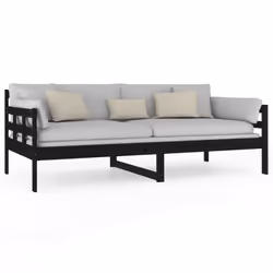 VidaXL 820361 canapé lit sofa Noir - Vue supplémentaire 4