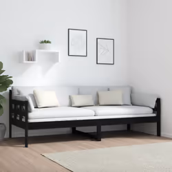 VidaXL 820366 canapé lit sofa Noir