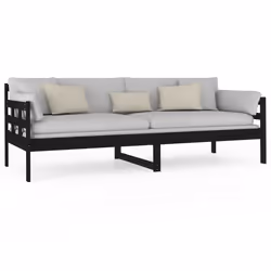 VidaXL 820366 canapé lit sofa Noir - Vue supplémentaire 4